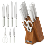 8-PIECE KNIFE BLOCK SET WHITE