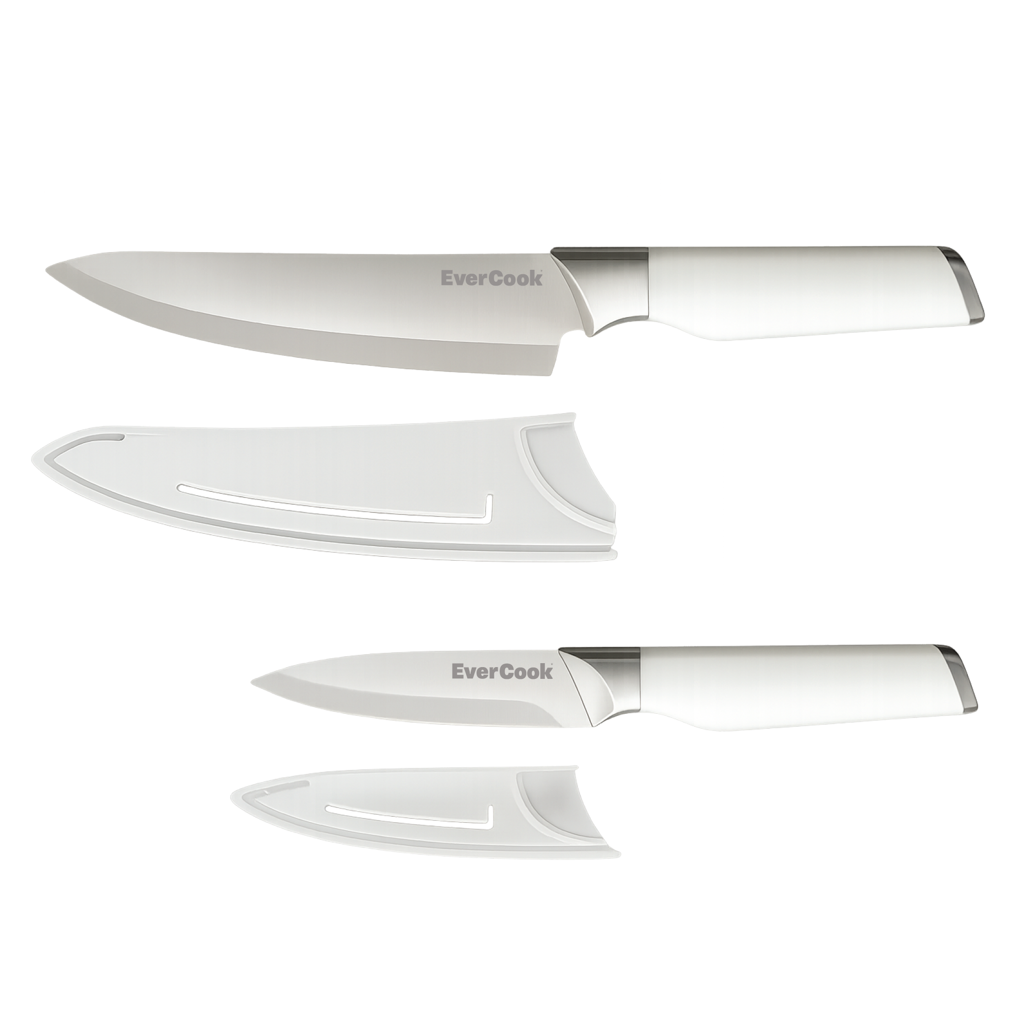 4-PIECE KNIFE SET-A WITH SHEATHS