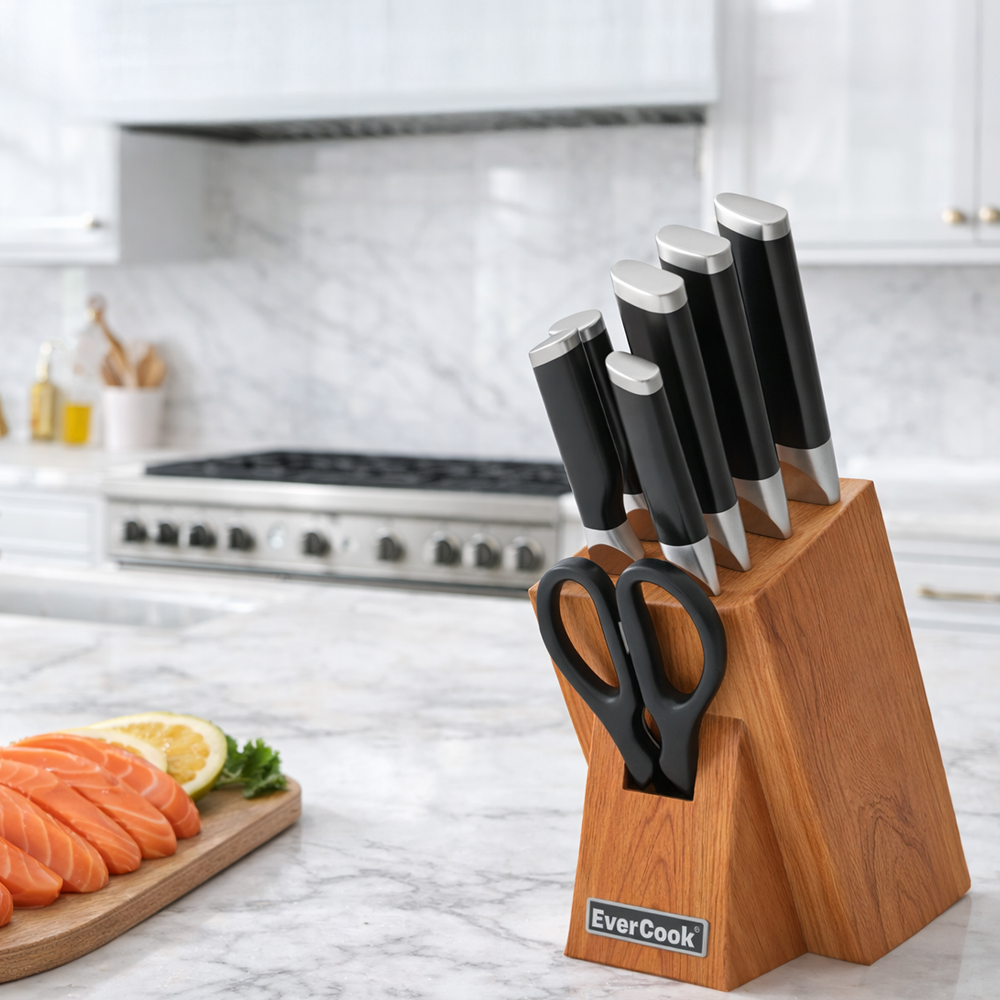 8-PIECE KNIFE BLOCK SET BLACK