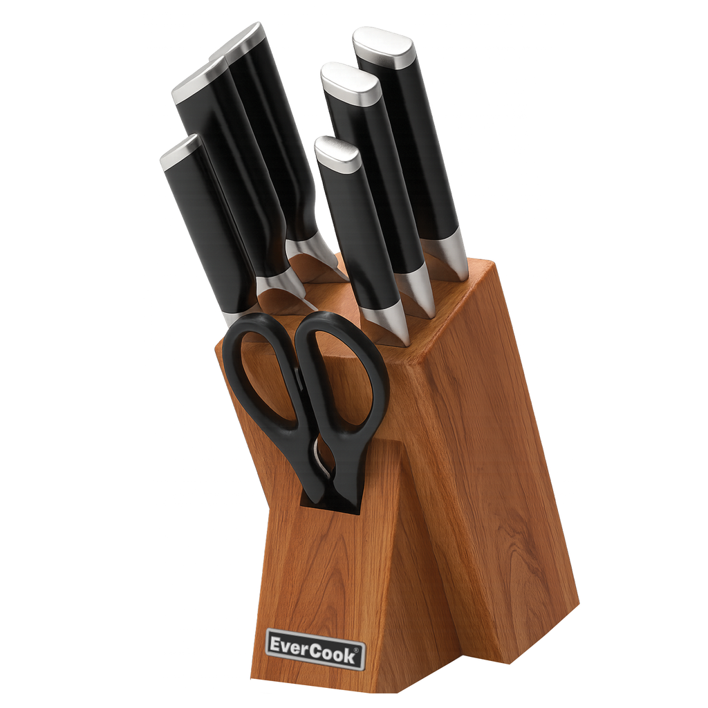 8-PIECE KNIFE BLOCK SET BLACK