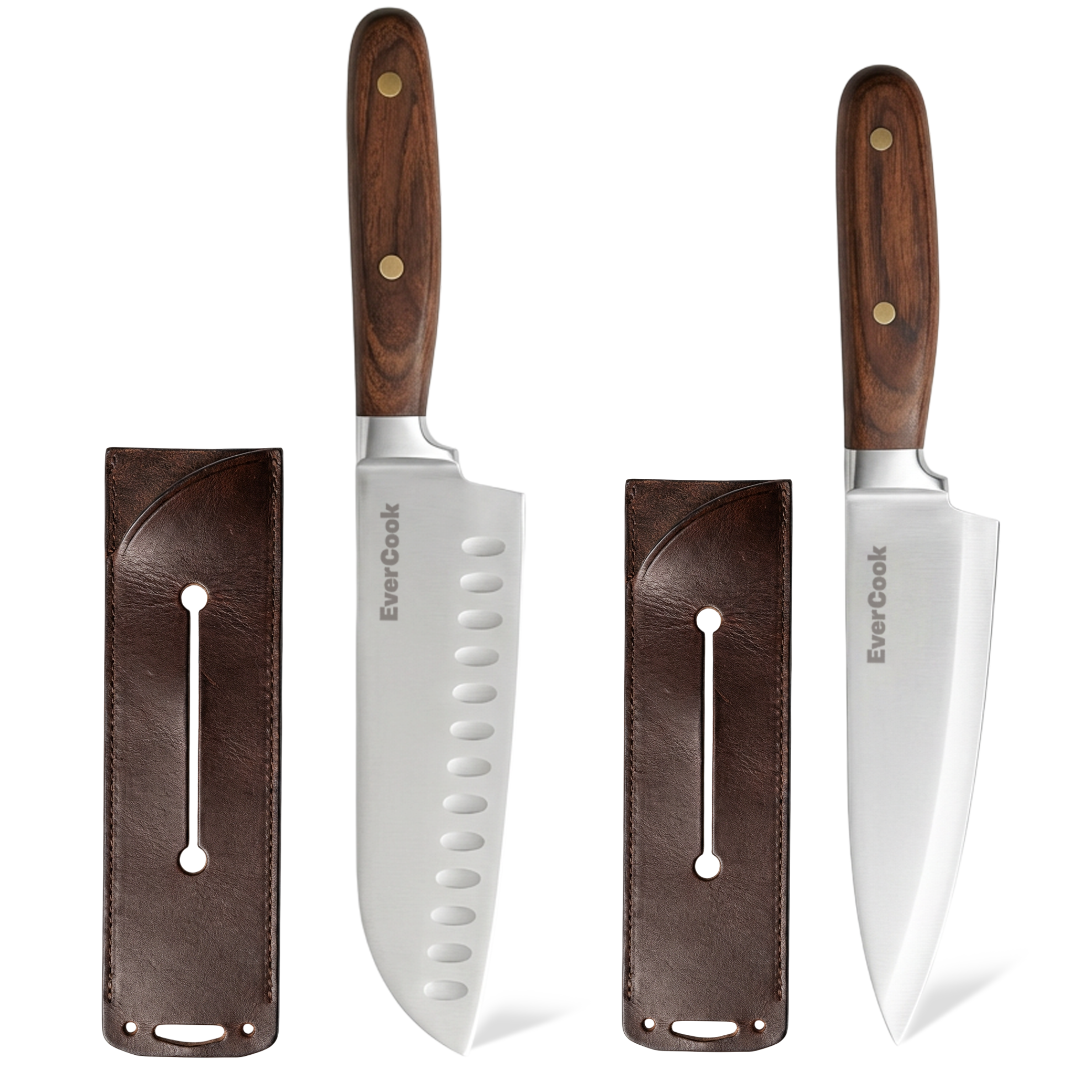 4-Piece Knife Set with Sheaths